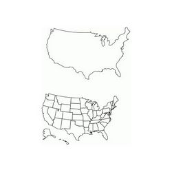 All 50 States Free DXF File