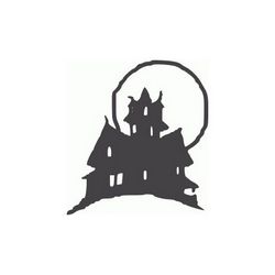 Halloween Clipart Castle Free DXF File