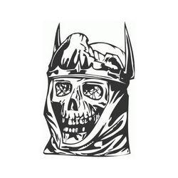 King Skull Free DXF File