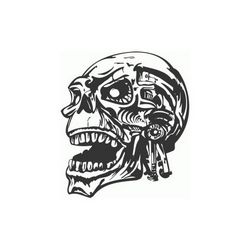 Skull Head Free DXF File