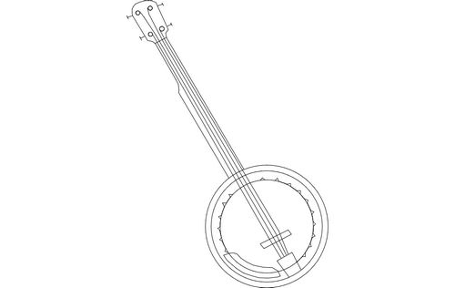 Banjo Free DXF File