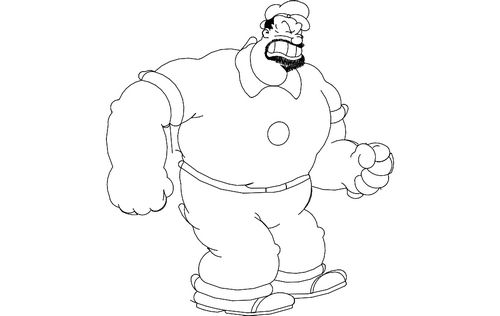 Bluto I Skippern Free DXF File