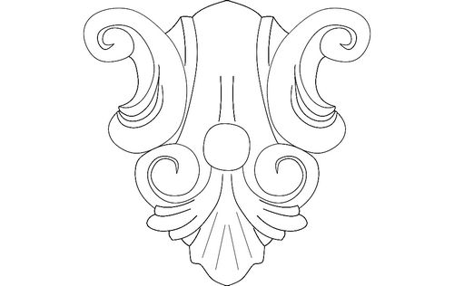 Floral Design 2 Free DXF File