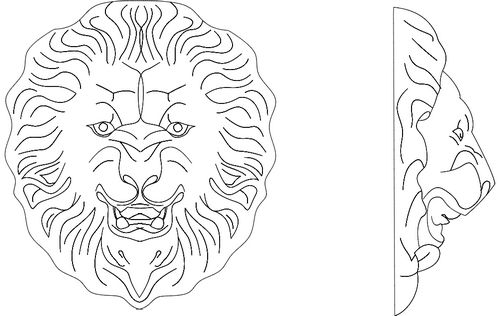 Lion 3 Free DXF File