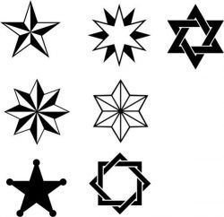 Star Stroke Texture Free DXF File
