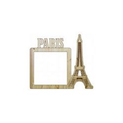 Laser Cut Frame Paris Free DXF File