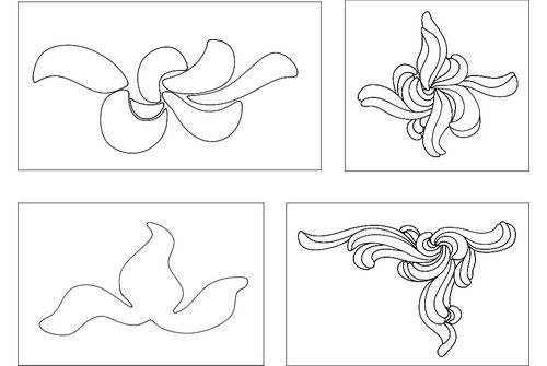 Flower Design 12 Free DXF File