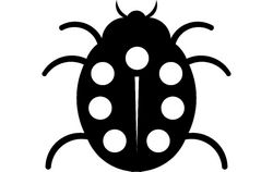 Ladybug Insect Animal Free DXF File