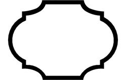 Sign Plate 23 Free DXF File