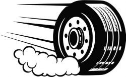 The Iconic Motivational Tire Is Often Found In The Garage Free DXF File