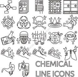 Chemical Icons Free DXF File