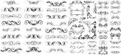 Swirl Collections Free DXF File