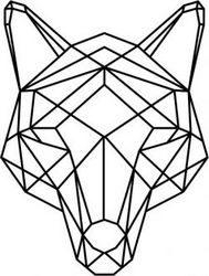 Wolf Head Art Download For Laser Cut Plasma Free DXF File