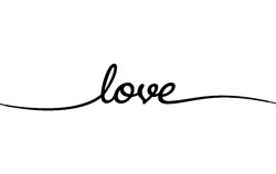 Love Word Free DXF File
