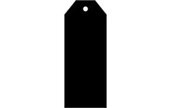 Tag Bookmark Free DXF File