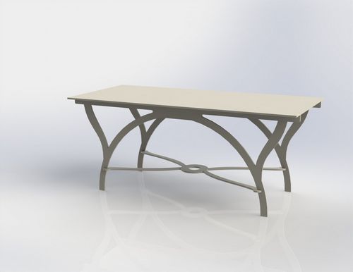 Wooden Table Free DXF File