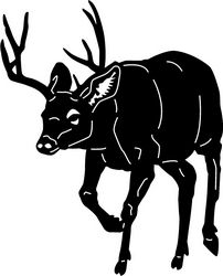 Animals Moose Free DXF File