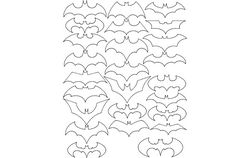 Batman Logo Free DXF File