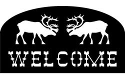 Welcome Moose Free DXF File