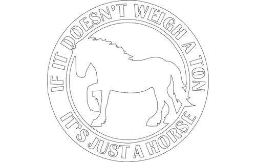 Clydesdale 2 Free DXF File