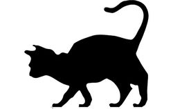 Fat Cat Silhouette Free DXF File