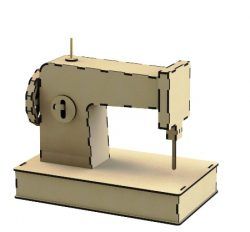 Sewing Machine For Laser Cut Cnc Free DXF File