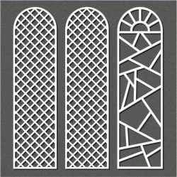Small Dome Shaped Partition For Laser Cut Cnc Free DXF File
