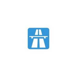 Road Sign Motorway Or Expressway Free DXF File