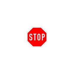 Stop Road Sign Free DXF File