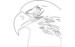Eagle Head Free DXF File