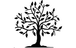 Tree On Leaf Free DXF File