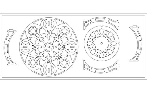 3d Table Free DXF File