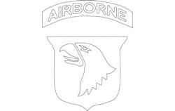 101 Eagle Airborne Free DXF File