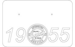 1955 Buick Base Logo Free DXF File