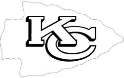2000px Kansas City Chiefs Logo Free DXF File