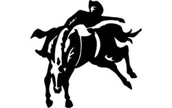 Rodeo Cowboy 33 Free DXF File