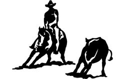 Rodeo Silhouette 2 Free DXF File