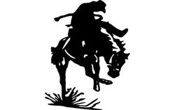 Rodeo Silhouette 11 Free DXF File