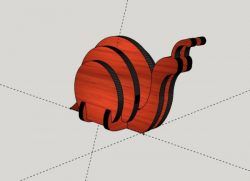 Assemble Slug Made Of Wood For Laser Cut Cnc Free DXF File