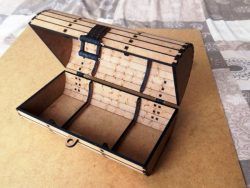 Pirate Treasure Chest For Laser Cut Cnc Free DXF File