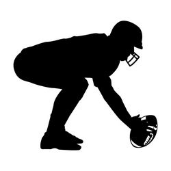 American Football Player Free DXF File