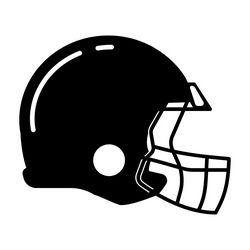 Football Helmet Free DXF File
