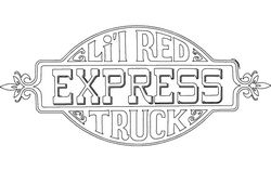 Lil Red Express Truck Decal Free DXF File
