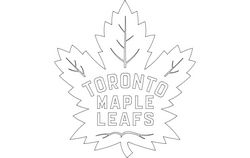 Maple Leaf Free DXF File