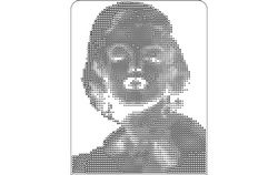 Marilyn Monroe Girl Free DXF File