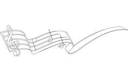 Music Note Free DXF File