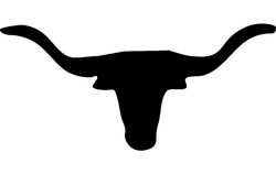 Texas Long Horn Free DXF File