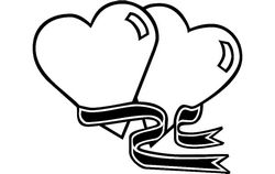Two Hearts Free DXF File