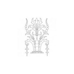 Decorative Floral f55 Free DXF File