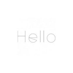 Hello Text Free DXF File